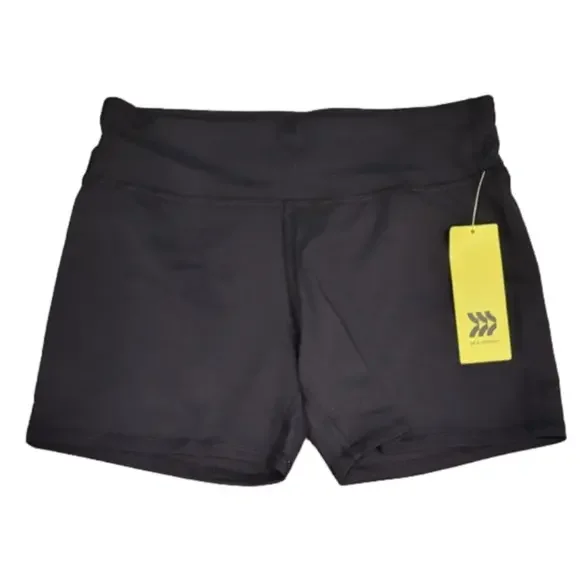 XXL(18) | Girl's All In Motion Black Tumble Shorts/Gymnastic Shorts - Picture 3 of 5